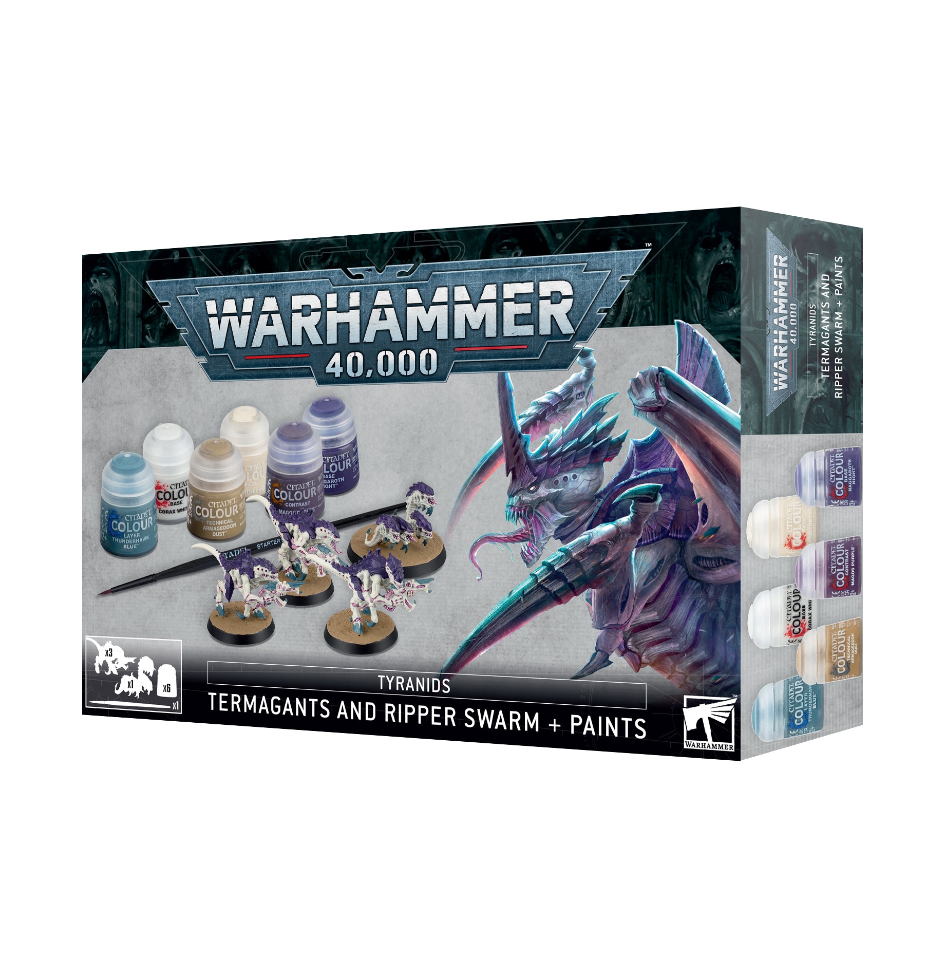 Warhammer 40,000: Paint Set - Tyranids: Termagants and Ripper Swarm