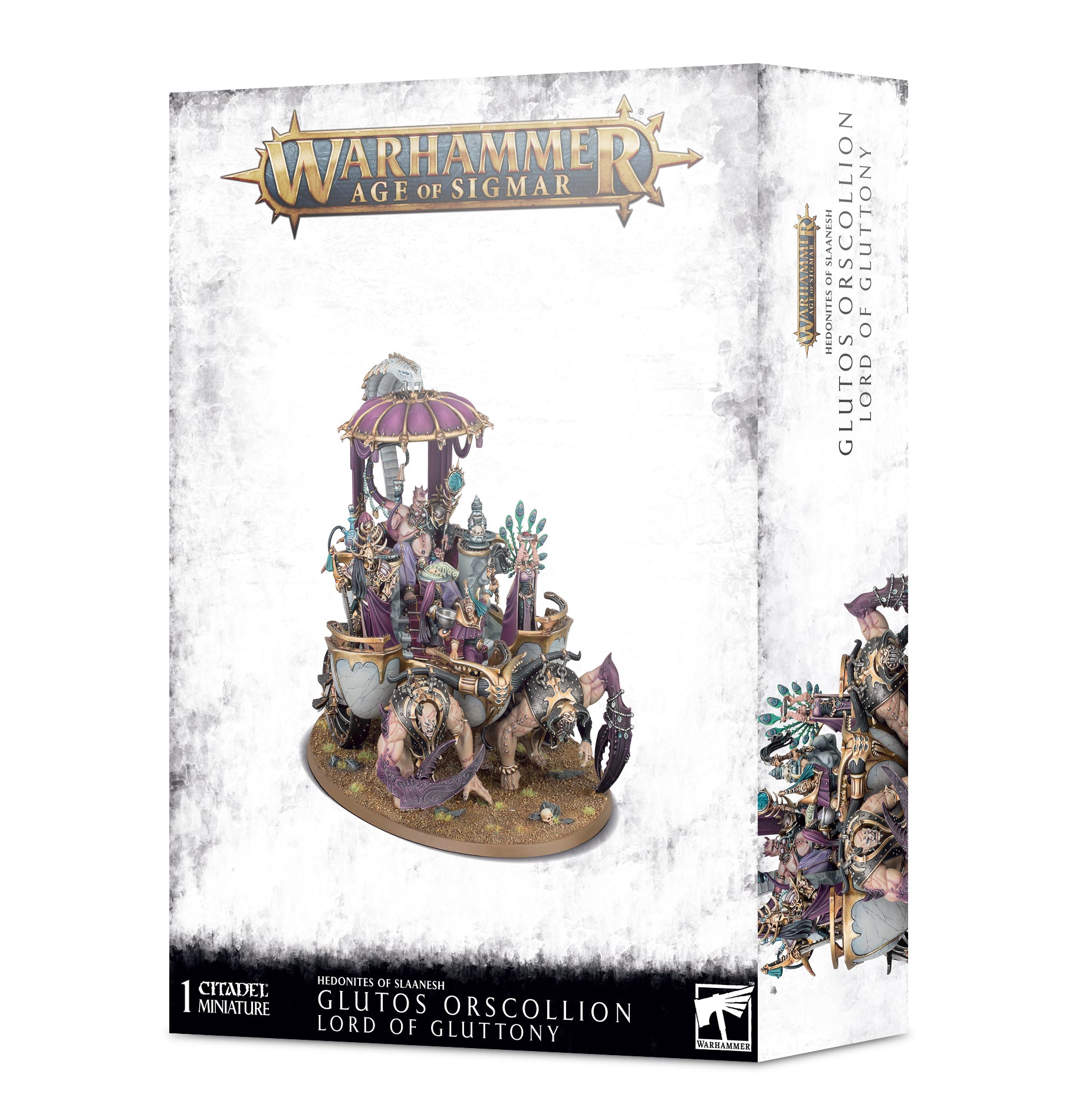 AOS: Hedonites of Slaanesh - Glutos Orscollion Lord of Gluttony