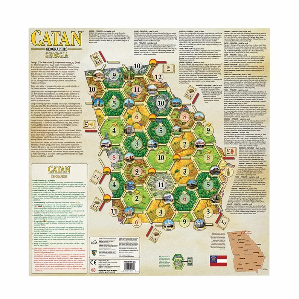 Catan Geographies - Georgia