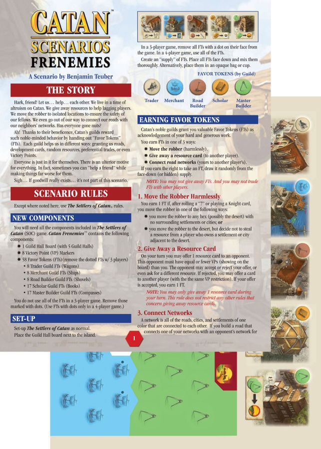 Catan Scenario - Frenemies