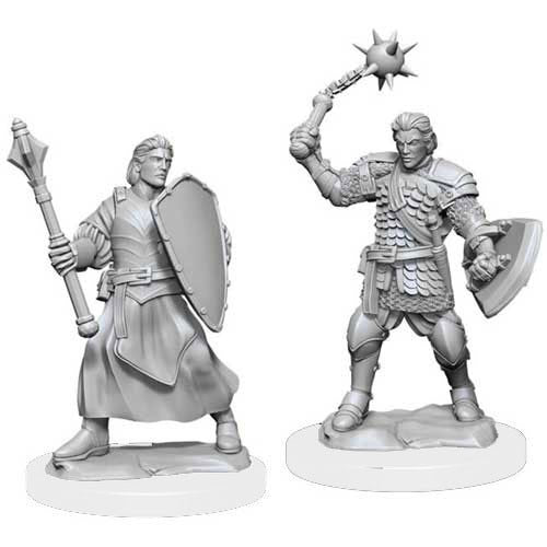 Critical Role Unpainted Miniatures - Human Clovis Concord Cleric (90385)