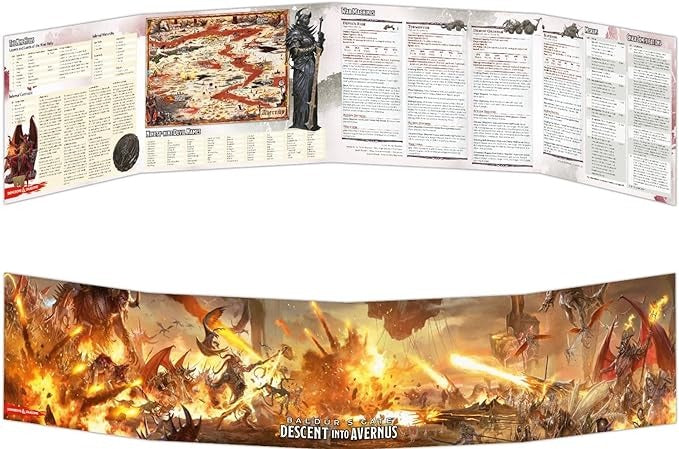 D&D 5E - DM Screen: Baldur's Gate - Descent Into Avernus