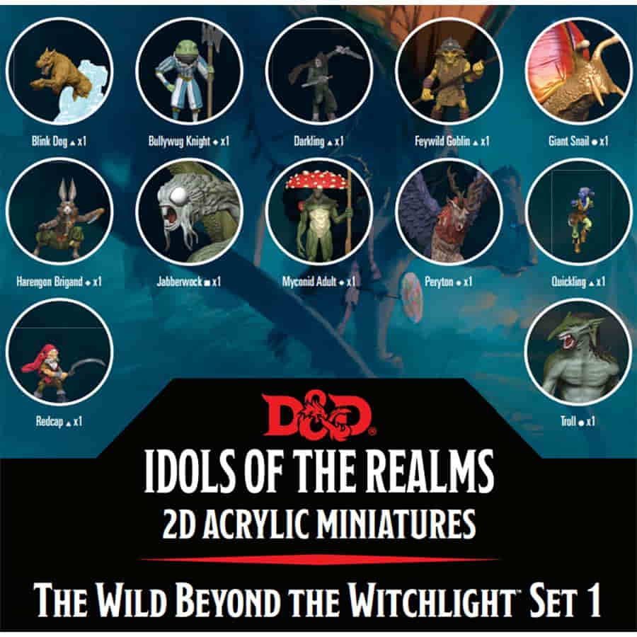 DnD Idols of the Realms - The Wild Beyond the Witchlight 2D Set 1