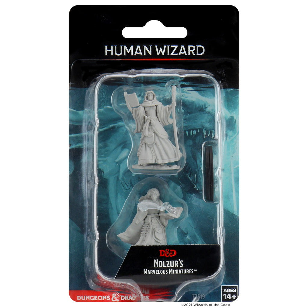 D&D Miniatures - Human Wizard (72619)