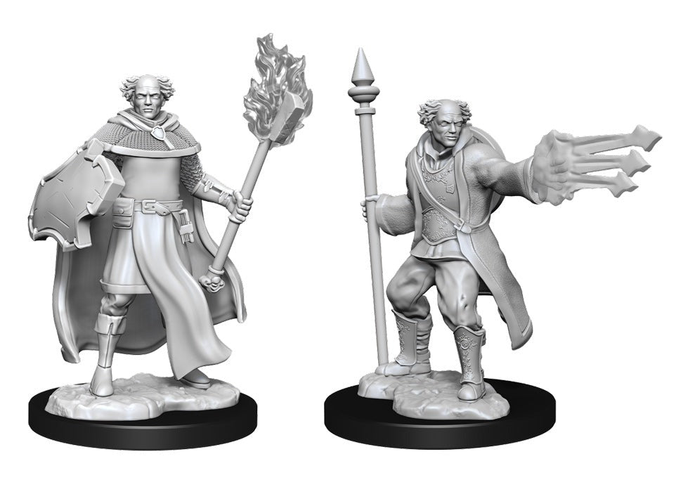 DnD Miniatures - Male Cleric and Wizard (90151)