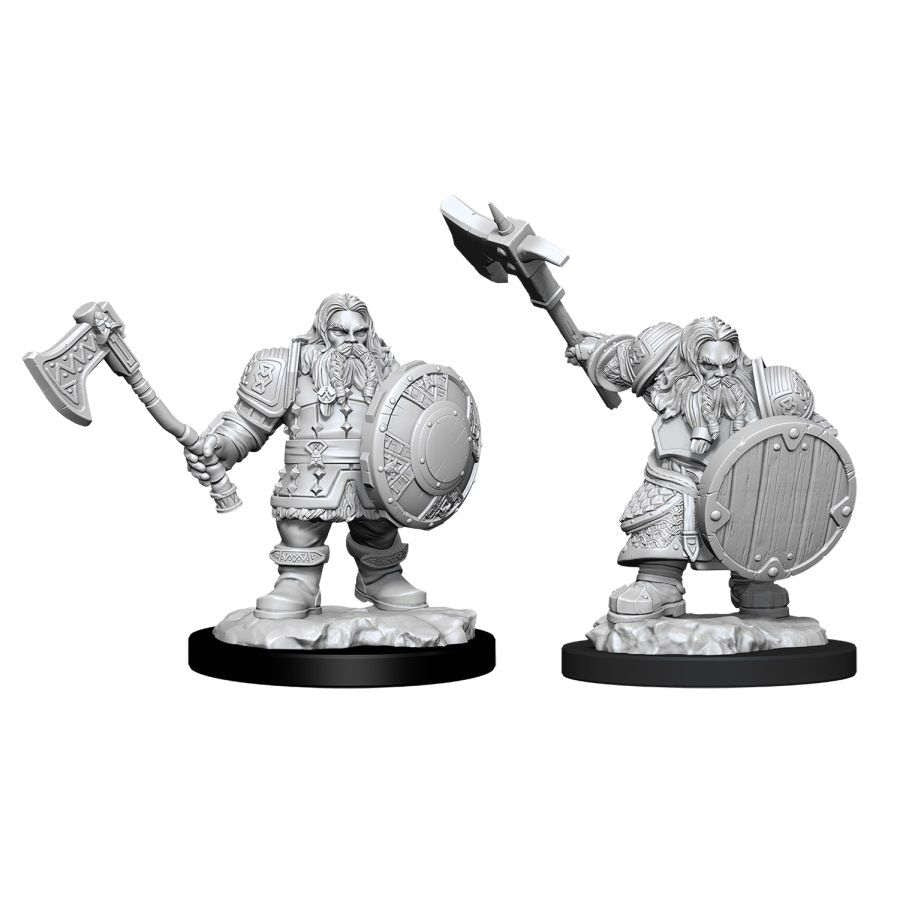 D&D Miniatures - Male Dwarf Fighter (90004)