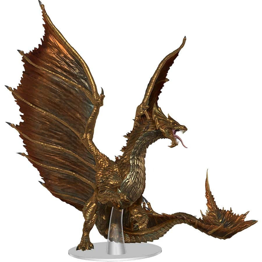 D&D Miniatures - Painted Adult Brass Dragon (96228)