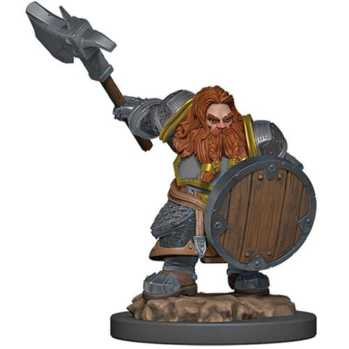 D&D Premium Miniature - Dwarf Fighter (93037)