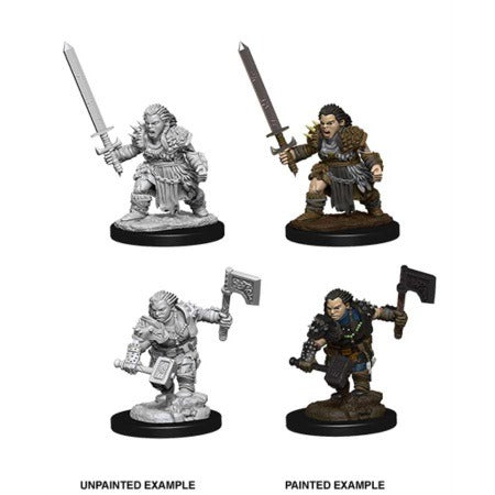 Pathfinder Miniatures - Female Dwarf Barbarian (73694)