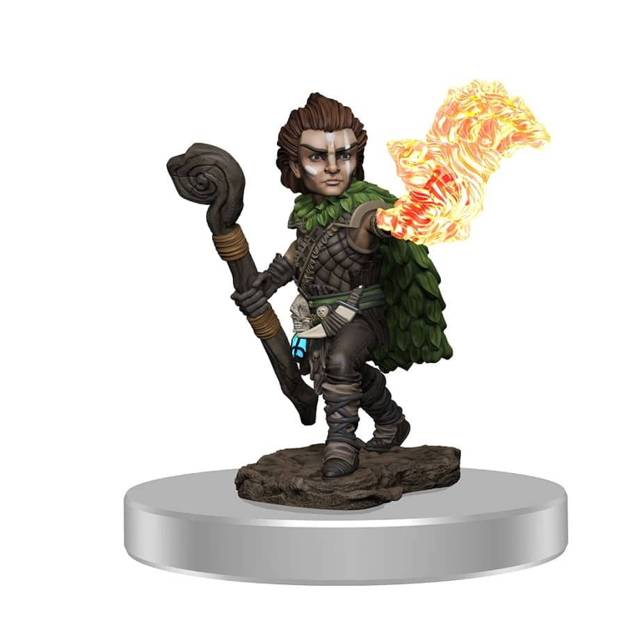 Pathfinder Premium Miniature - Male Gnome Druid (77516)