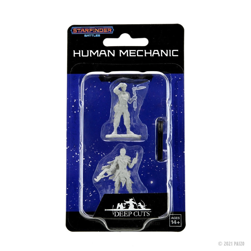 Starfinder Miniautres - Human Mechanic (90333)