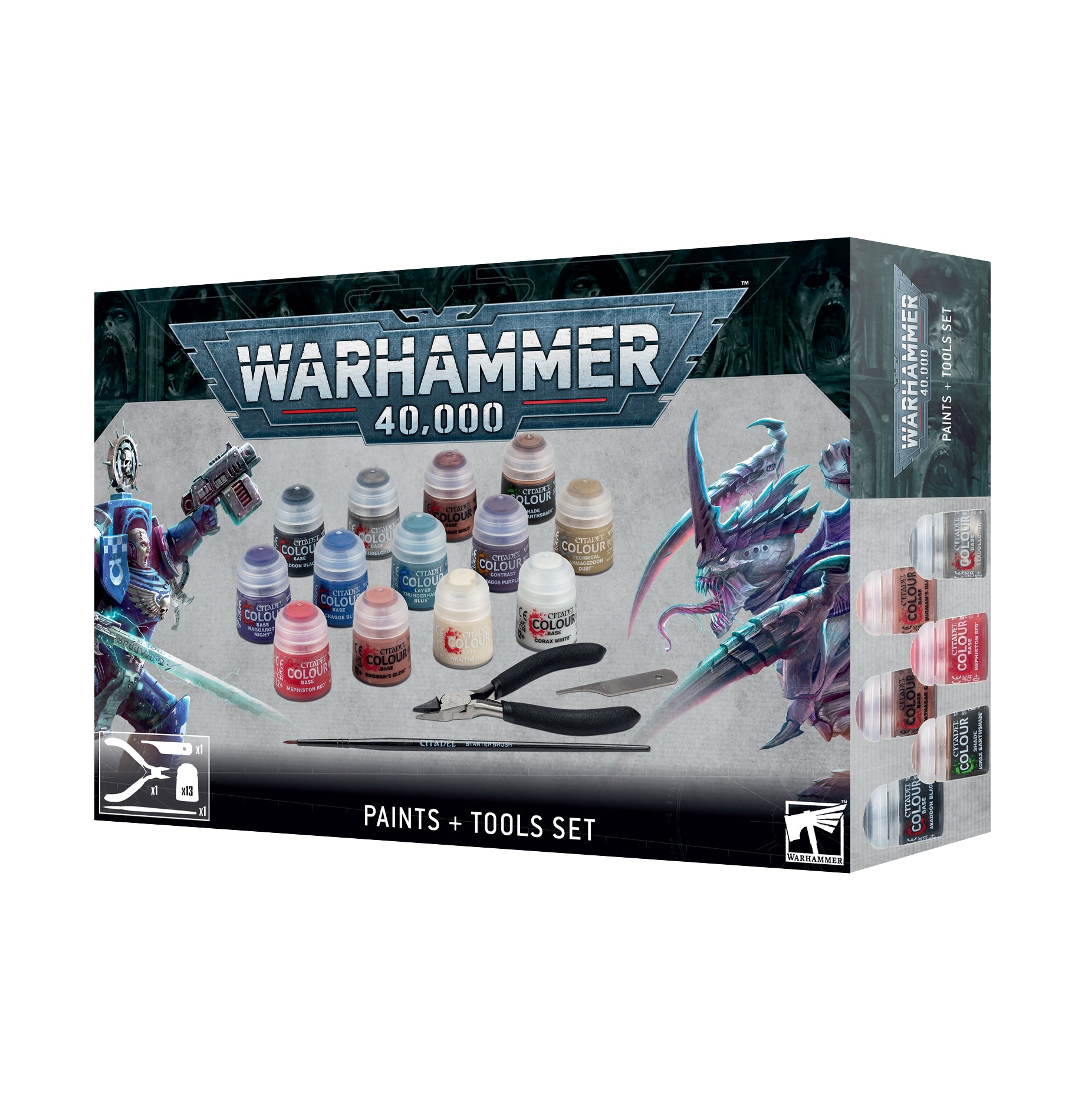 40K: Paints and Tools Set