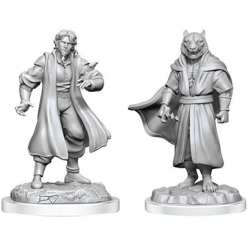 Critical Role Unpainted Miniatures - M Human Sorcerer Merchant and Demon (90551)