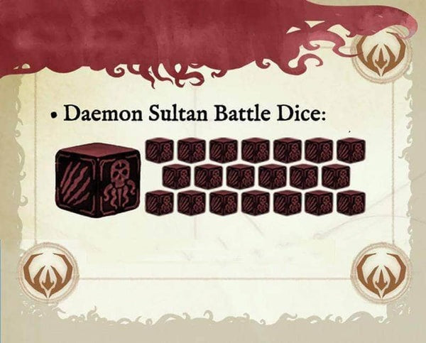 Cthulhu Wars - Daemon Sultan Battle Dice