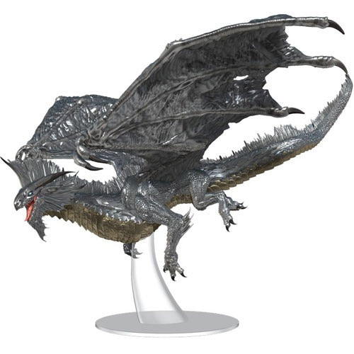 D&D Icons of the Realms - Painted Adult Silver Dragon (96146)