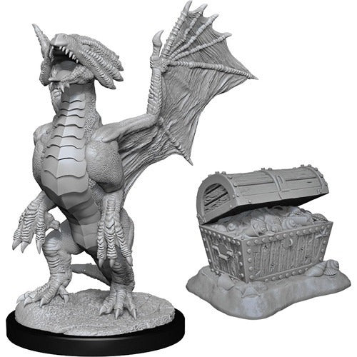 D&D Minatures - Bronze Wyrmling and Treasure (90152)