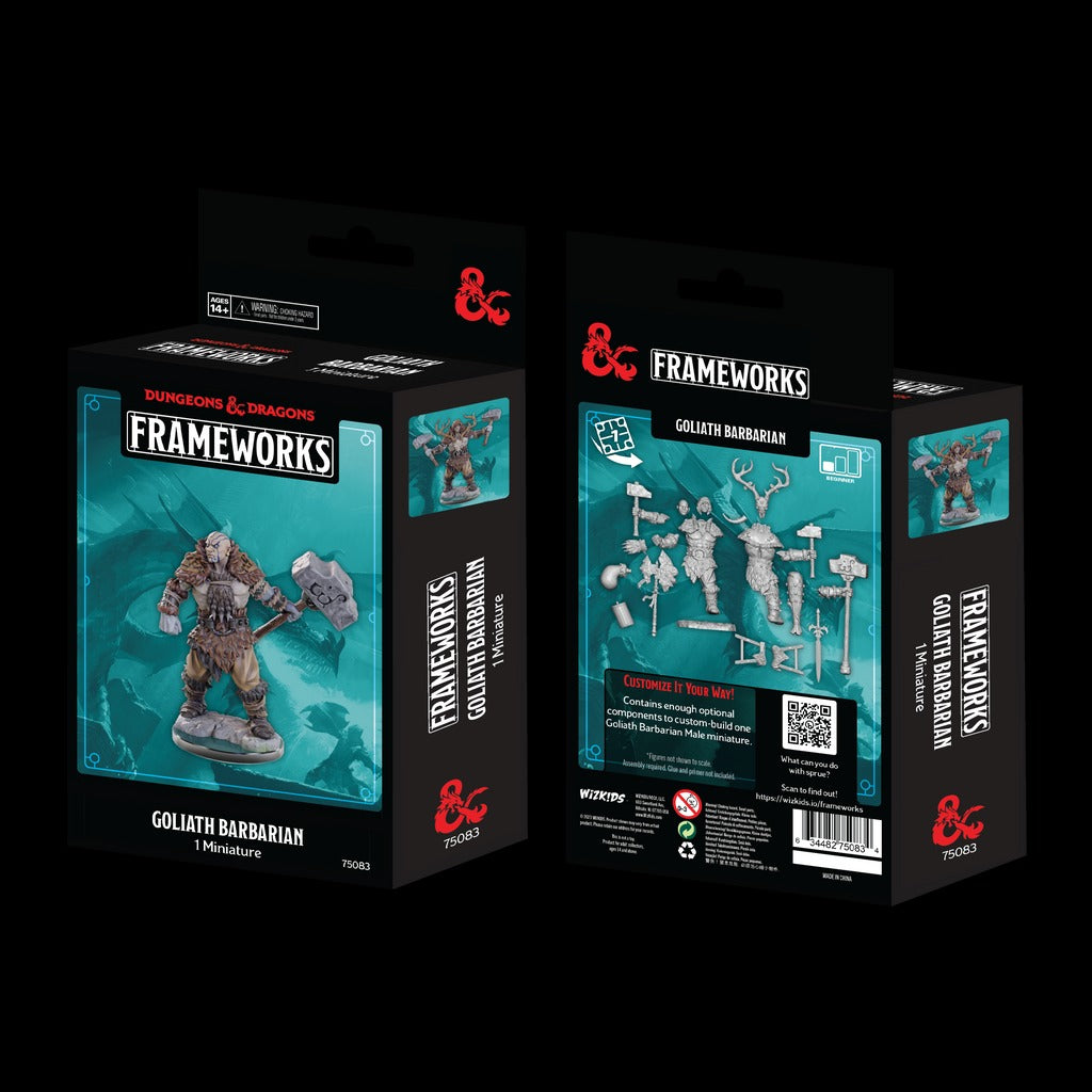 D&D Miniatures - Frameworks: Male Goliath Barbarian
