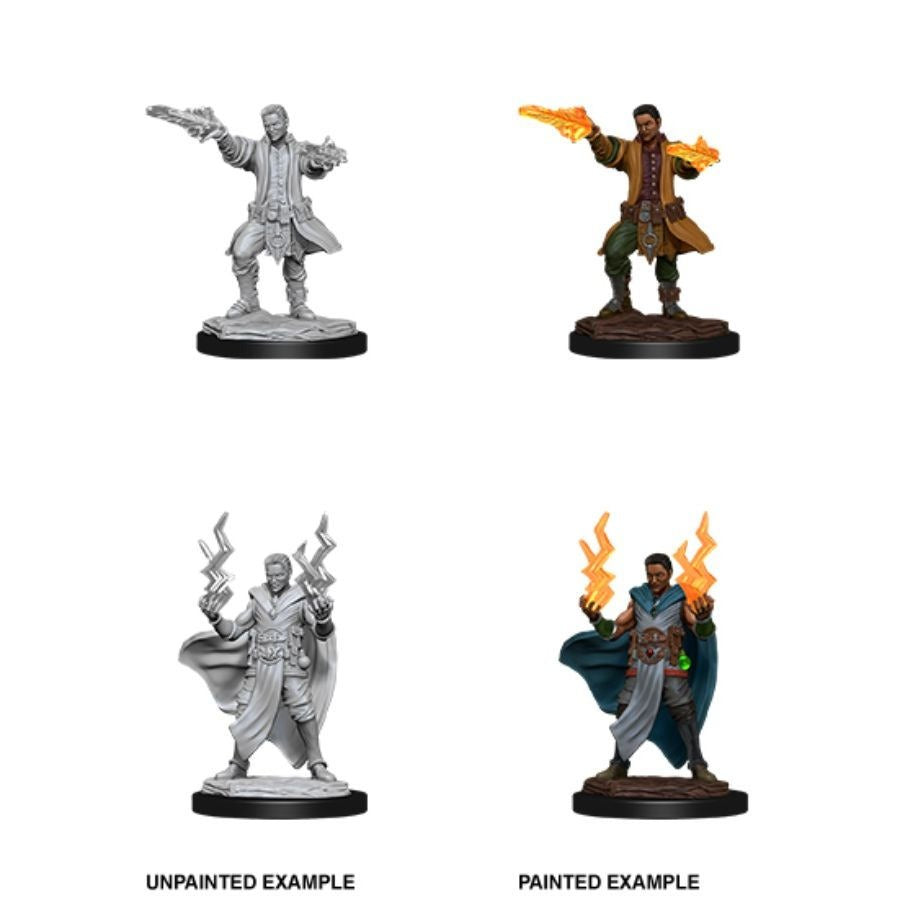 D&D Miniatures - M Human Sorcerer (90053)