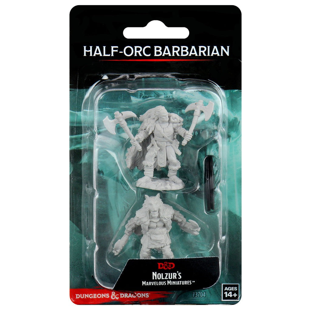 D&D Miniatures - Male Half -Orc Barbarian (73704)