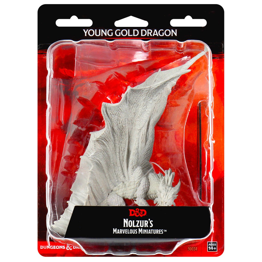 D&D Miniatures - Young Gold Dragon (90034)