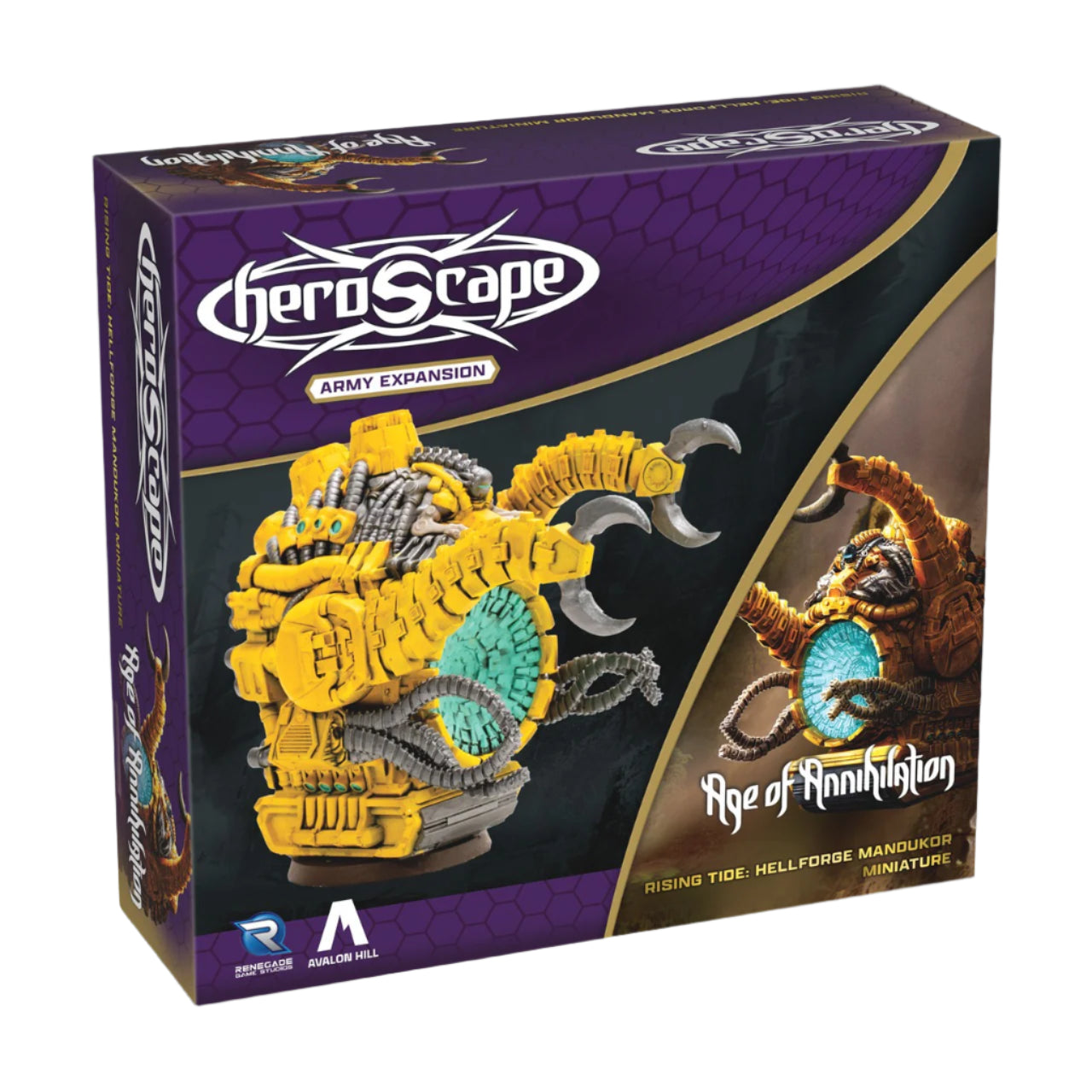 Heroscape: Rising Tide - Hellforge Mandukor Army Expansion (Painted)