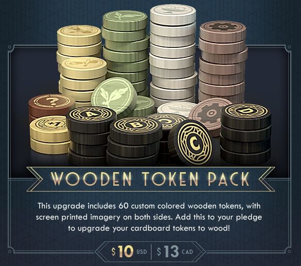 Skyrise - Wood Token Pack