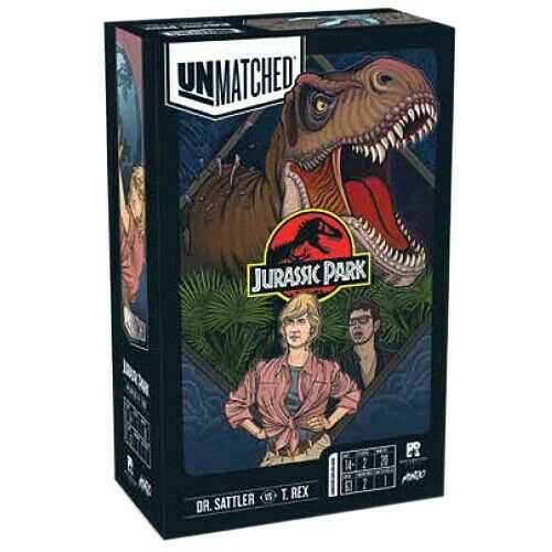 Unmatched - Jurassic Park Sattler Vs TRex