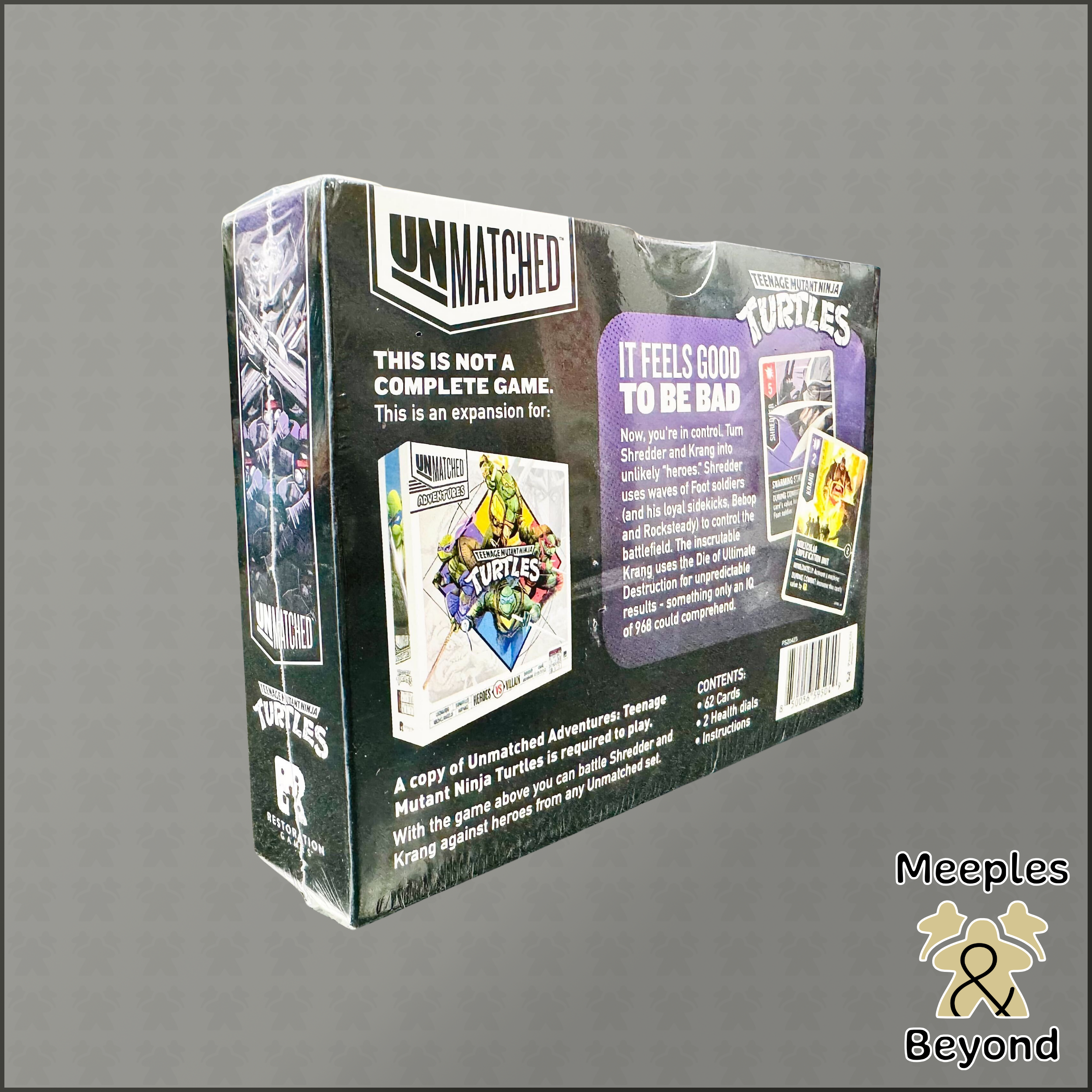 Unmatched Adventures: TMNT - Shredder & Krang Hero Decks